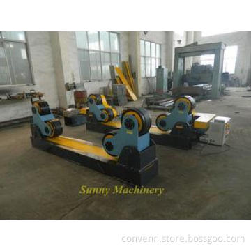 40T Rubber Pipe Welding Rollers / Welding Turning Rolls For